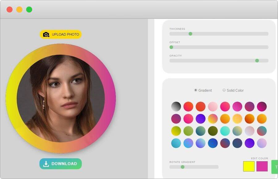 Crear bonitas imágenes de perfil