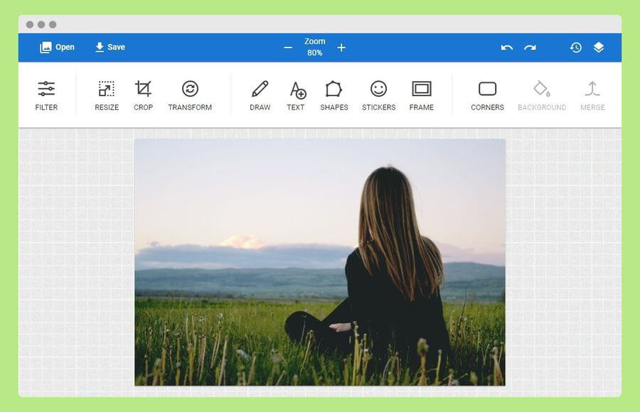 Editor fotográfico online y gratuito muy fácil de usar