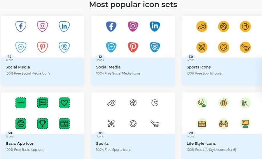 Iconos gratis para descargar