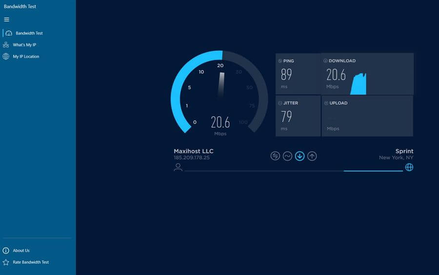 Medir velocidad de Internet en Windows 10