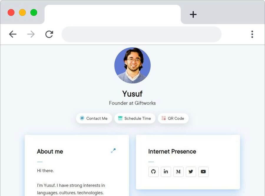 One Profile Info