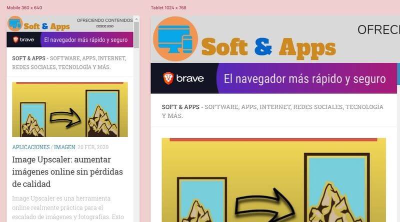 Responsive Website Test: comprobar diseño responsive en webs