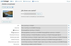 Almacenar y compartir fotos gratis