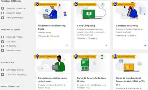 Cursos gratuitos de Google