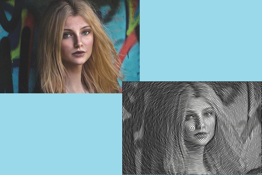 Convertir imagen en ilustración artística gratis con Single Stroke