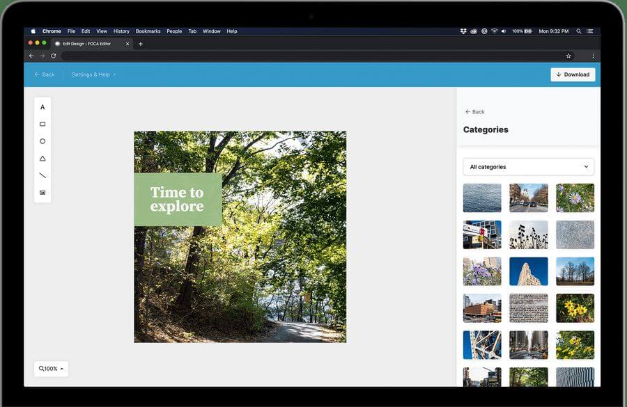 Crear imágenes para redes sociales
