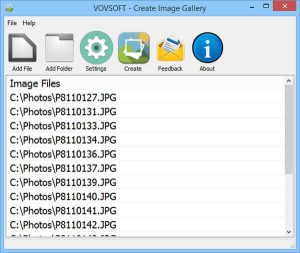 Create Image Gallery