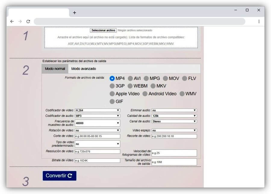 JS Video Converter: convertidor de vídeos online y gratuito JS Video Converter: convertidor de vídeos online y gratuito