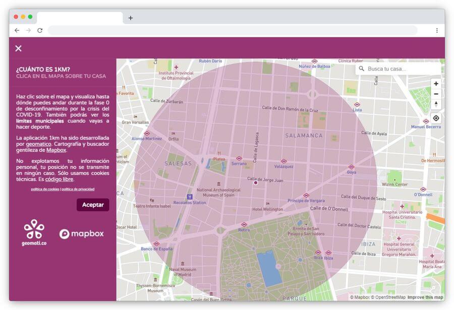 1 km geomatico