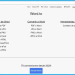 Convertidor de documentos de Word