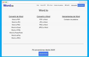 Convertidor de documentos de Word