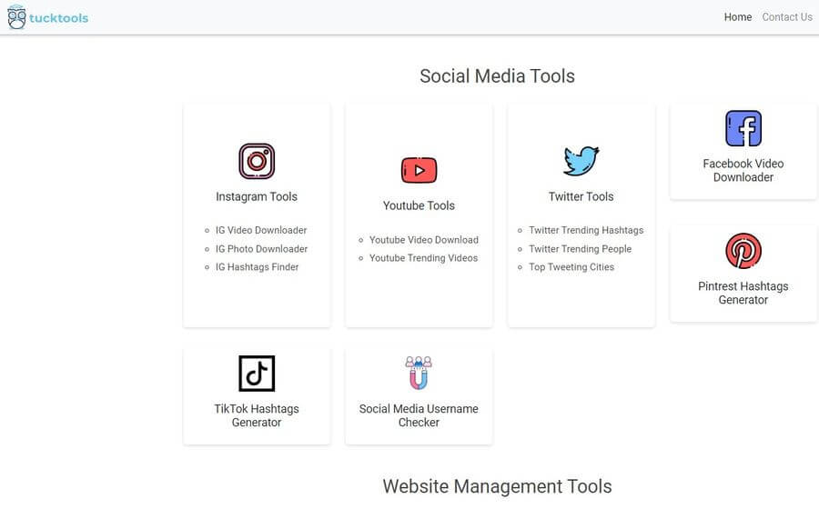 Tucktools: herramientas web gratuitas para social media, sitios web y más Tucktools: herramientas web gratuitas para social media, sitios web y más