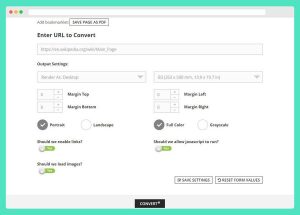 Convertir URL a PDF online y gratis