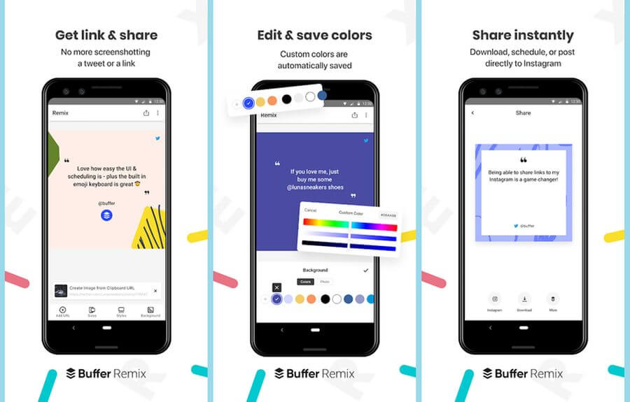 Convertir enlaces en imágenes sociales con una app Android gratuita