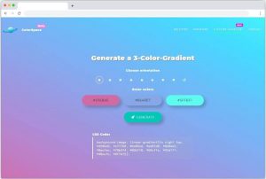 Generador de degradados de 3 colores
