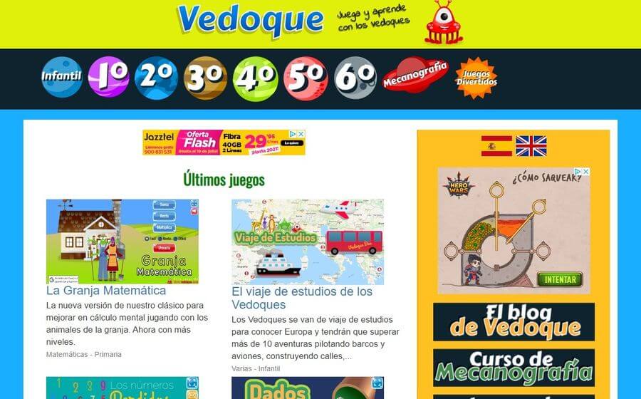 Curso de digitação 1 - Vedoque Juegos Educativos