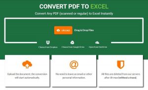 Convertir PDF a Excel online y gratis