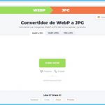 Convertir WebP a JPG online y gratis