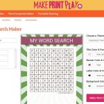 Crear sopas de letras para imprimir con Word Search Maker