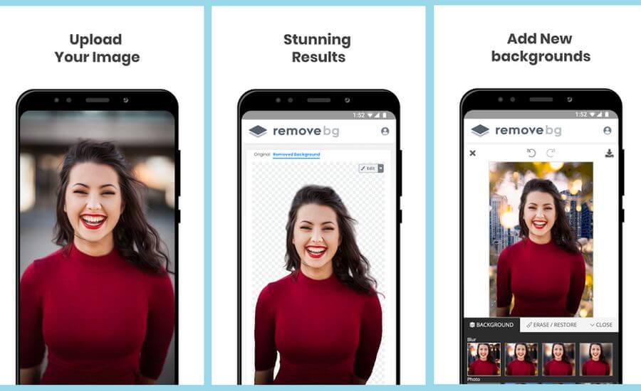 Eliminar fondos de imágenes en Android