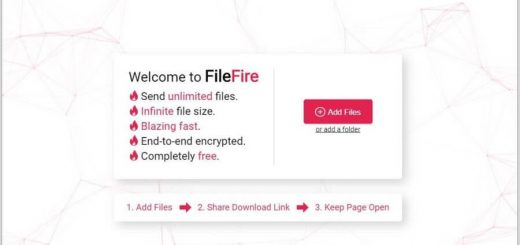FileFire - enviar archivos sin límite de tamaño