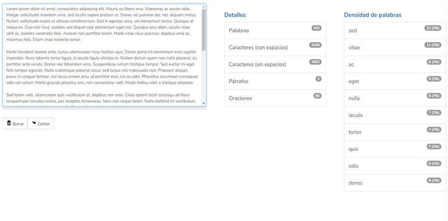 Contar palabras para SEO con estas 5 aplicaciones web de uso gratuito