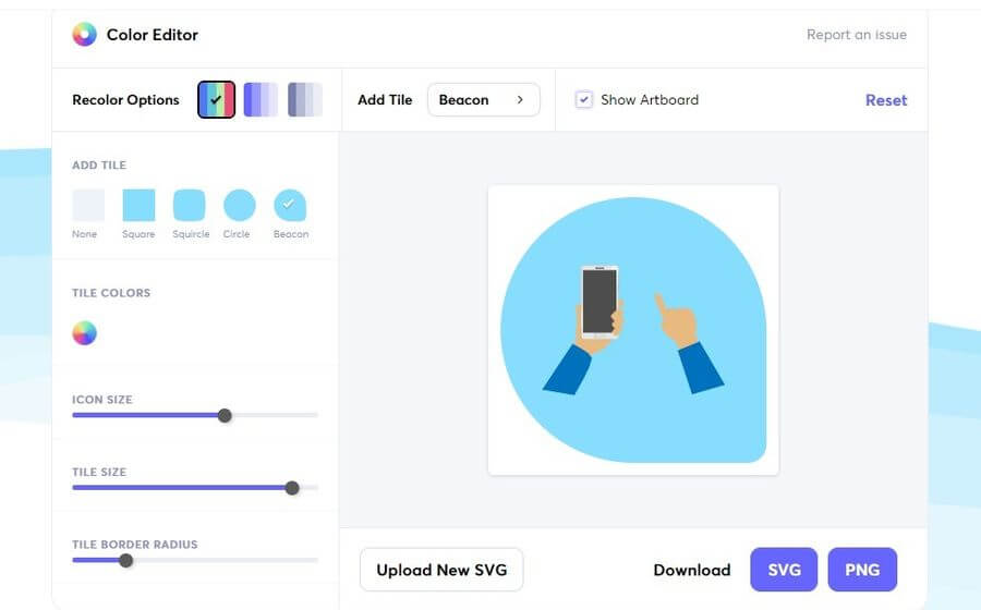 Icon Editor de Iconscout: la forma más sencilla de editar iconos SVG online