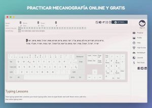 Practicar mecanografía online y gratis