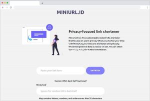 Acortar enlaces de forma anónima con Miniurl