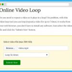 Convertir vídeo a bucle online y gratis