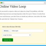 Convertir vídeo a bucle online y gratis