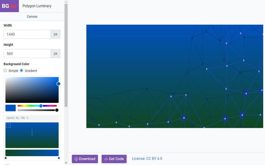 Crear fondos SVG con BGJar
