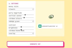 Generador de emojis animados Party-ify