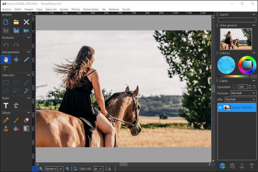 Potente editor fotográfico gratuito para Windows - PhotoDemon