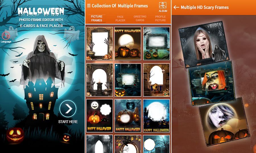 App Android para decorar fotos para Halloween 2020