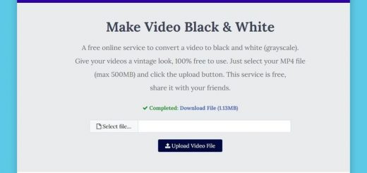 Convertir vídeos a Blanco y Negro online