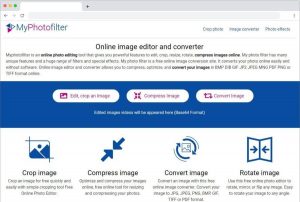 Editar imágenes online con MyPhotoFilter