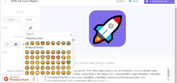 Генератор favicon svg