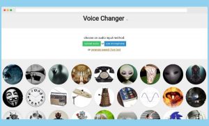Cambiador de voz online y gratuito