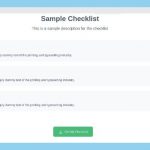 Checklist Generator