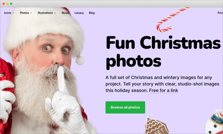 Imágenes de Navidad gratuitas para usar en felicitaciones o marketing