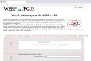 WebP to JPG JS