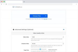 Compresor de vídeo gratuito y online