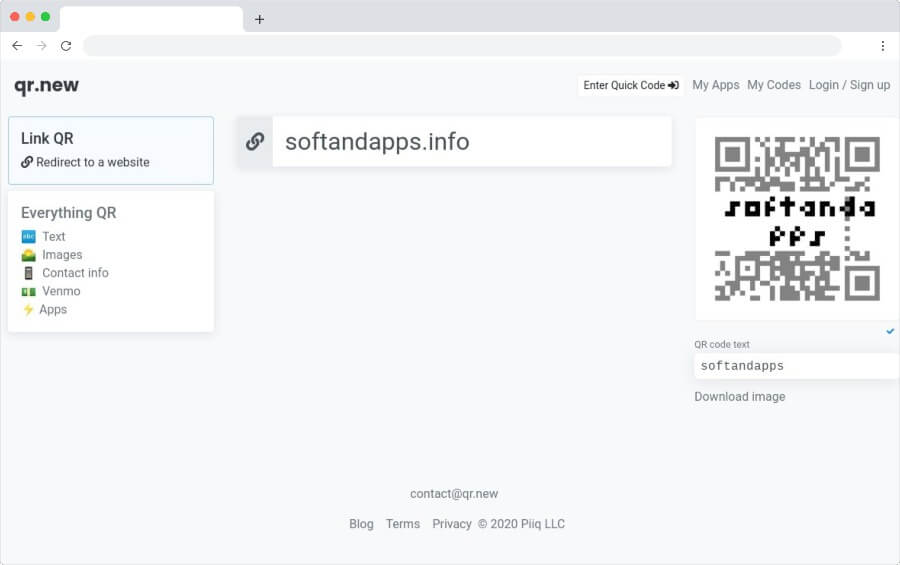 Crear códigos QR con texto gratis