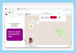 Dictar con la voz en Chrome