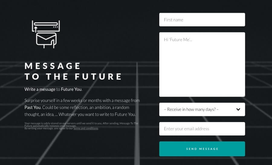 Message to the future Message to the future