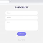 Postwhisper