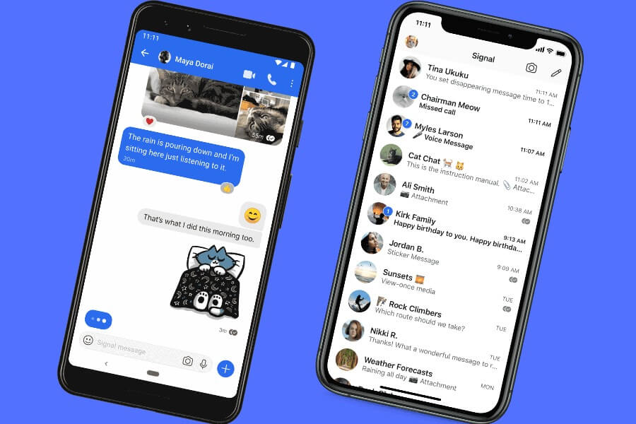 Signal es la app de mensajería más segura