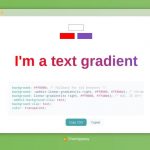 Text Gradient generator
