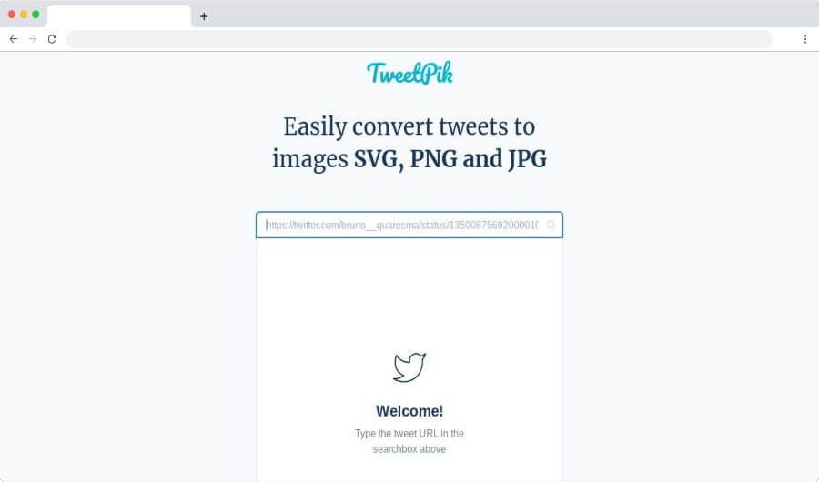 Tweetpik: convertir cualquier tweet en una imagen rápidamente